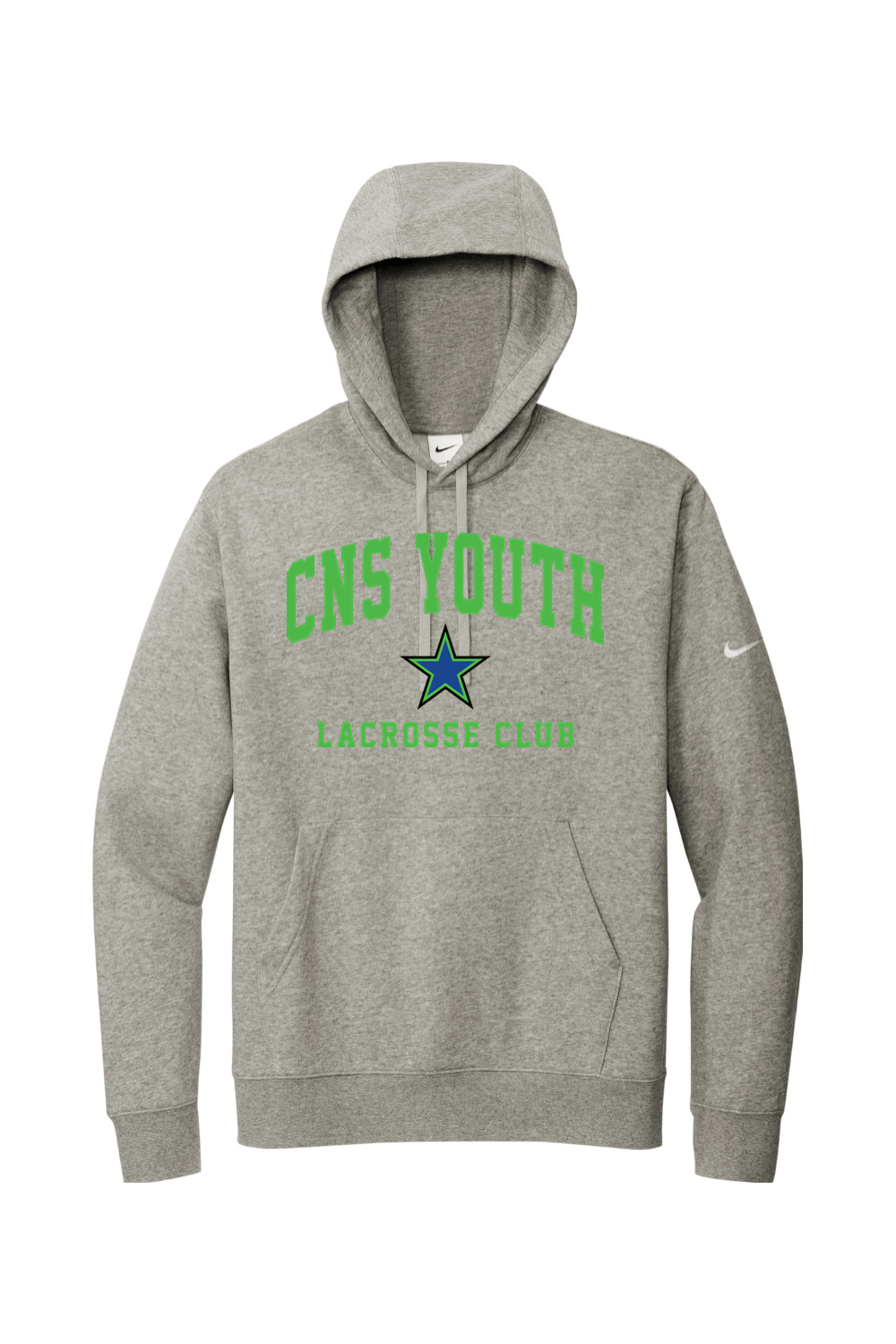 CNS YLC Fleece Sleeve Swoosh Pullover Hoodie Signature Lacrosse
