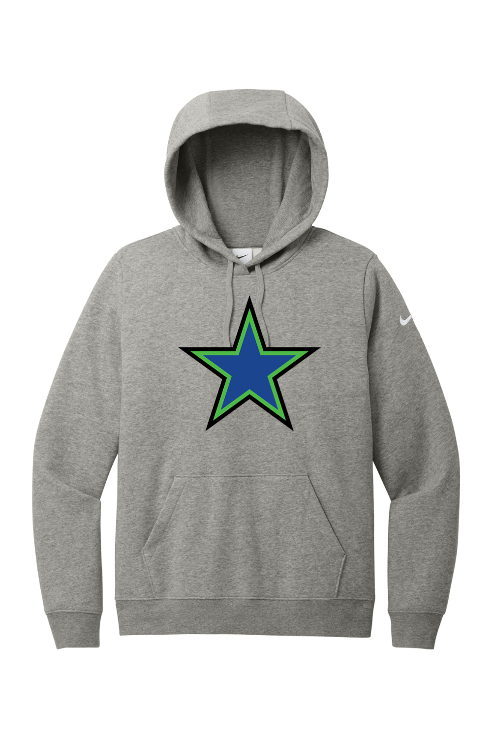 CNS YLC Women's Club Fleece Sleeve Swoosh Pullover Hoodie Signature Lacrosse