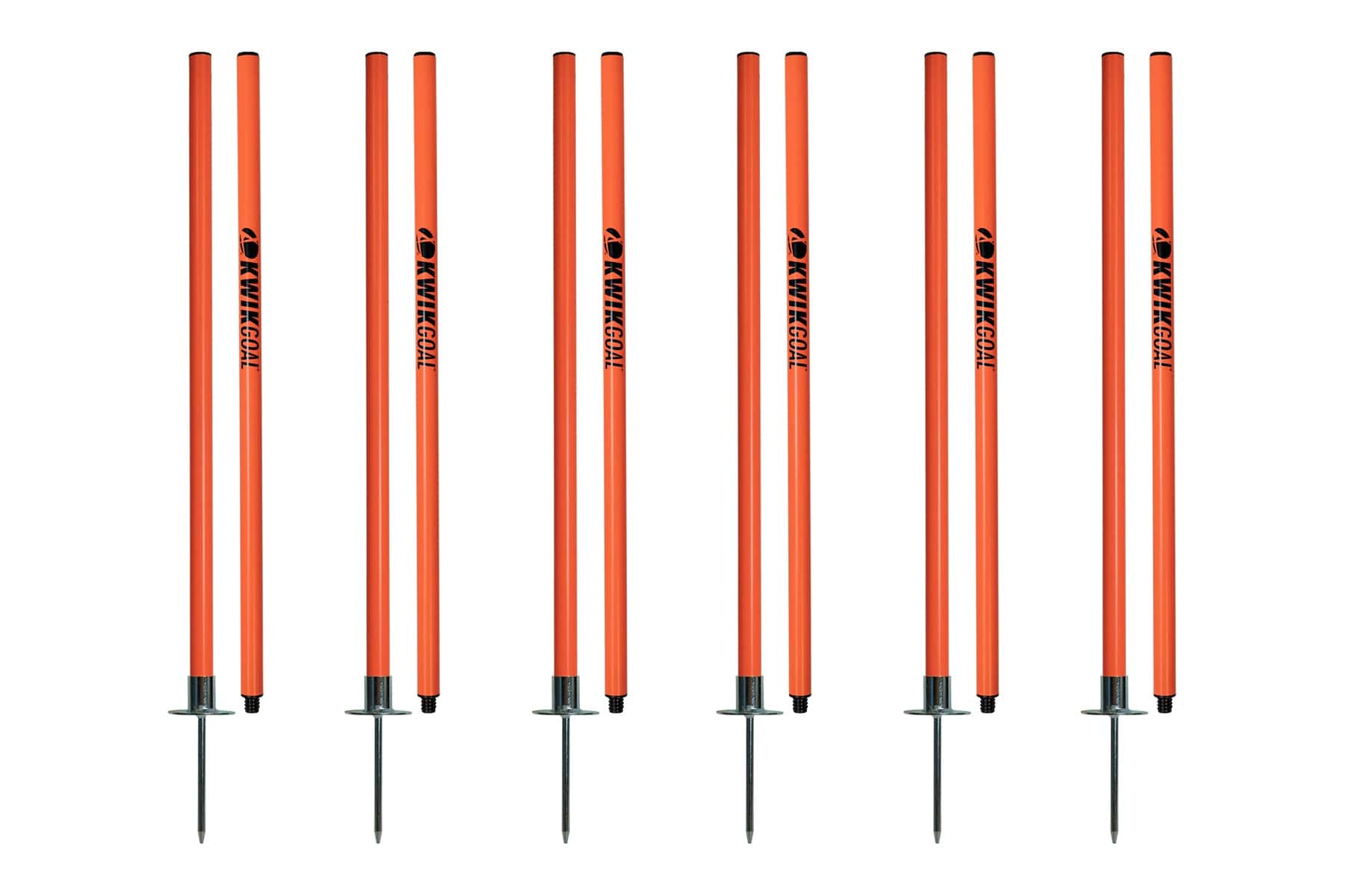 Coaching Sticks 2 Go (6/Set) (Hi-Vis Orange, Hi-Vis Green) Signature Lacrosse