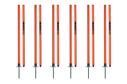 Coaching Sticks 2 Go (6/Set) (Hi-Vis Orange, Hi-Vis Green) Signature Lacrosse
