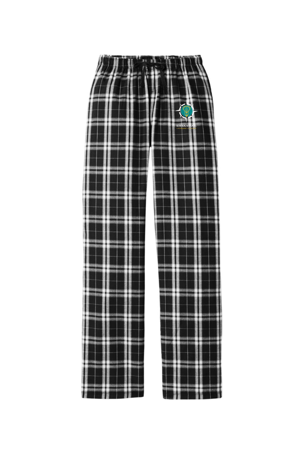 Coastal Lacrosse Academy Adult Women's Flannel Plaid Pants Signature Lacrosse