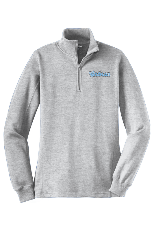 Cobras Lacrosse Adult Women's Embroidered Quarter-Zip Pullover Signature Lacrosse