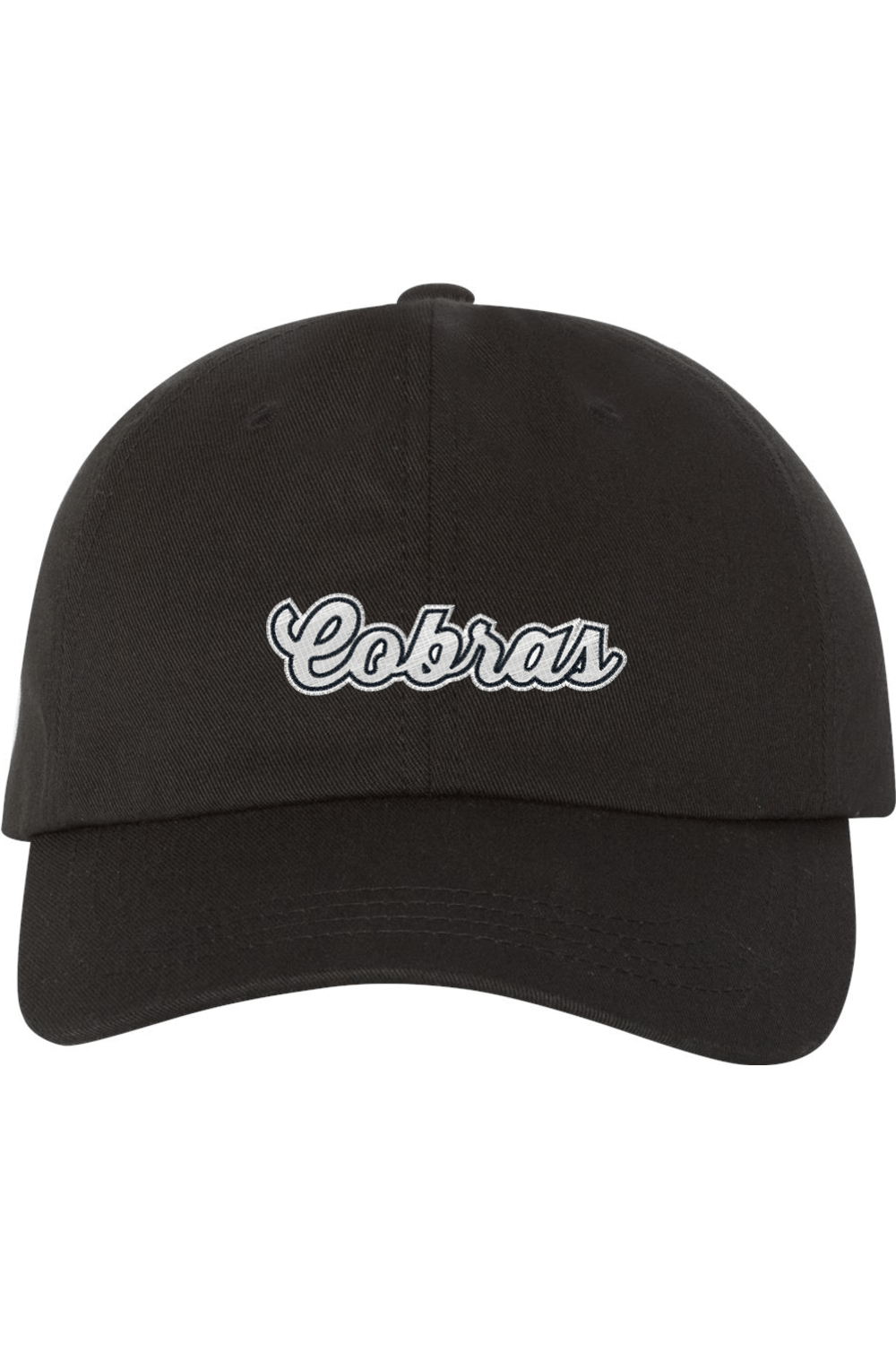 Cobras Lacrosse Embroidered Dad Hat Signature Lacrosse