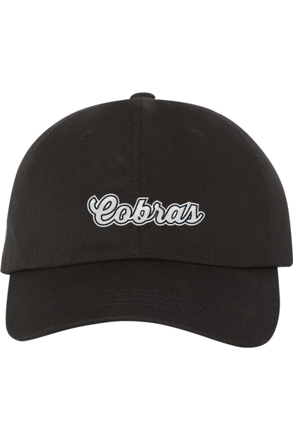 Cobras Lacrosse Embroidered Dad Hat Signature Lacrosse