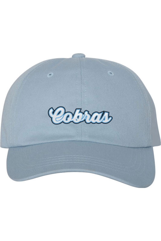 Cobras Lacrosse Embroidered Dad Hat Signature Lacrosse