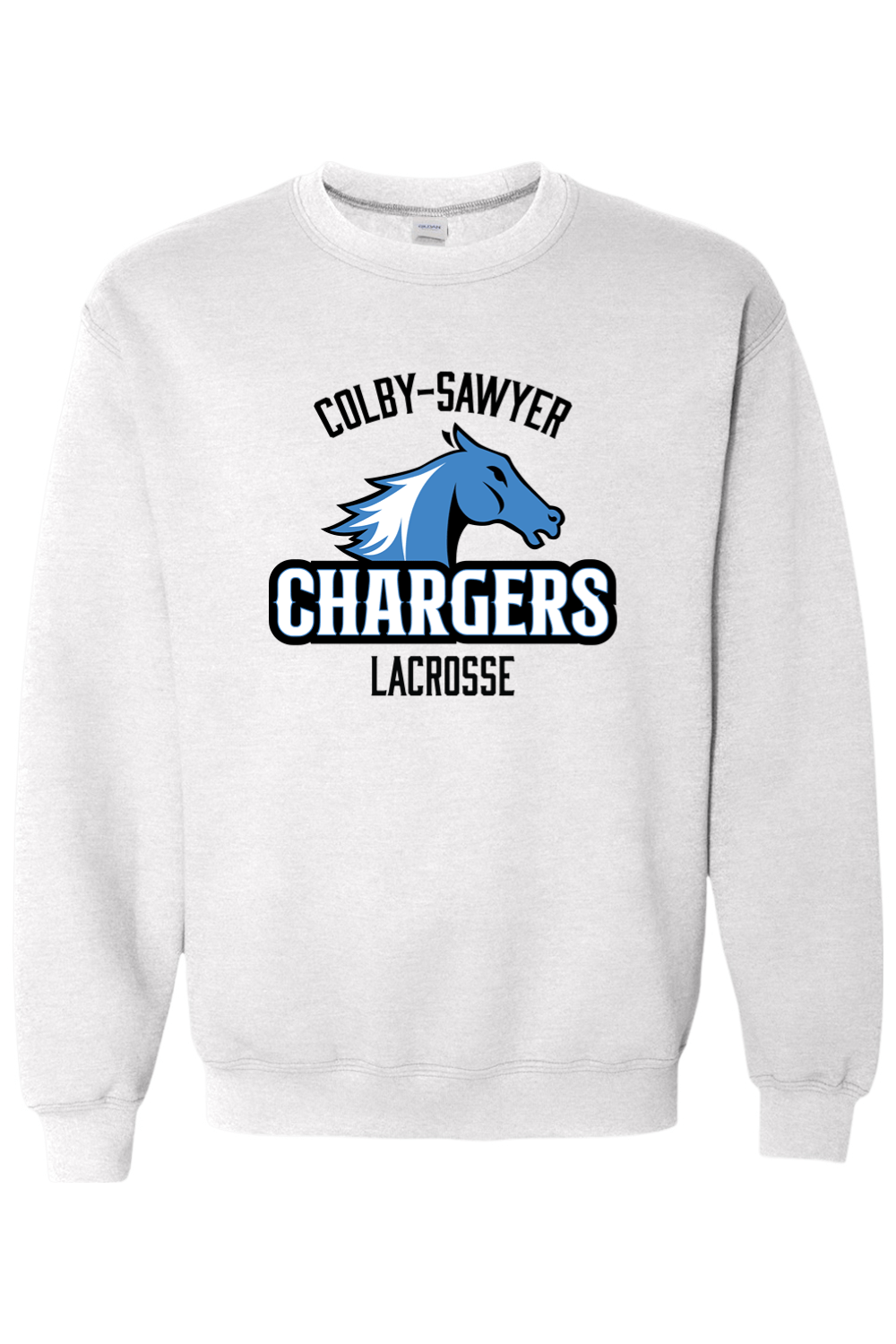 Colby-Sawyer CL Adult Heavyweight Sweatshirt Signature Lacrosse