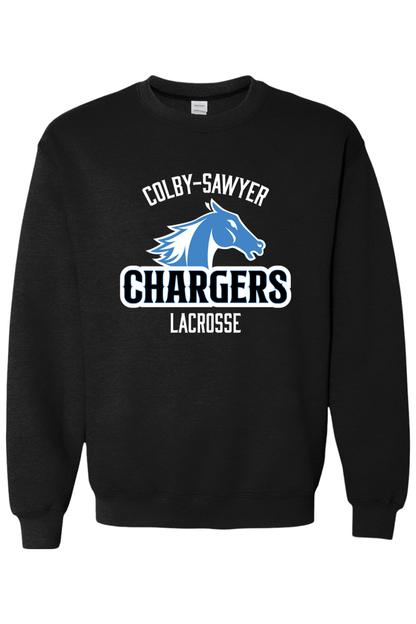 Colby-Sawyer CL Adult Heavyweight Sweatshirt Signature Lacrosse