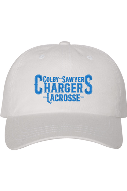 Colby-Sawyer CL Embroidered Dad Hat Signature Lacrosse