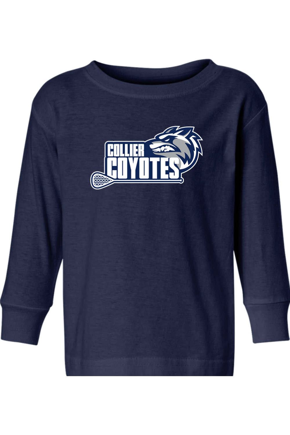Collier County Lacrosse Toddler Long Sleeve T-Shirt Signature Lacrosse