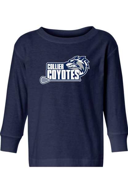 Collier County Lacrosse Toddler Long Sleeve T-Shirt Signature Lacrosse