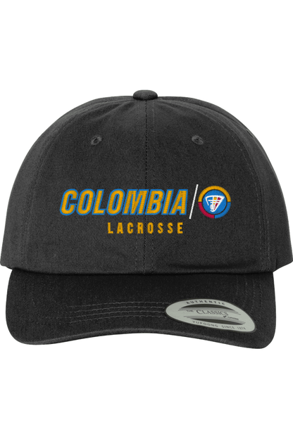 Colombia Lacrosse Embroidered Dad Hat Signature Lacrosse