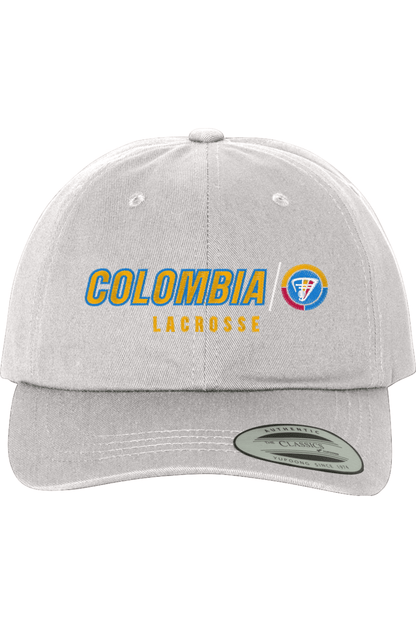 Colombia Lacrosse Embroidered Dad Hat Signature Lacrosse