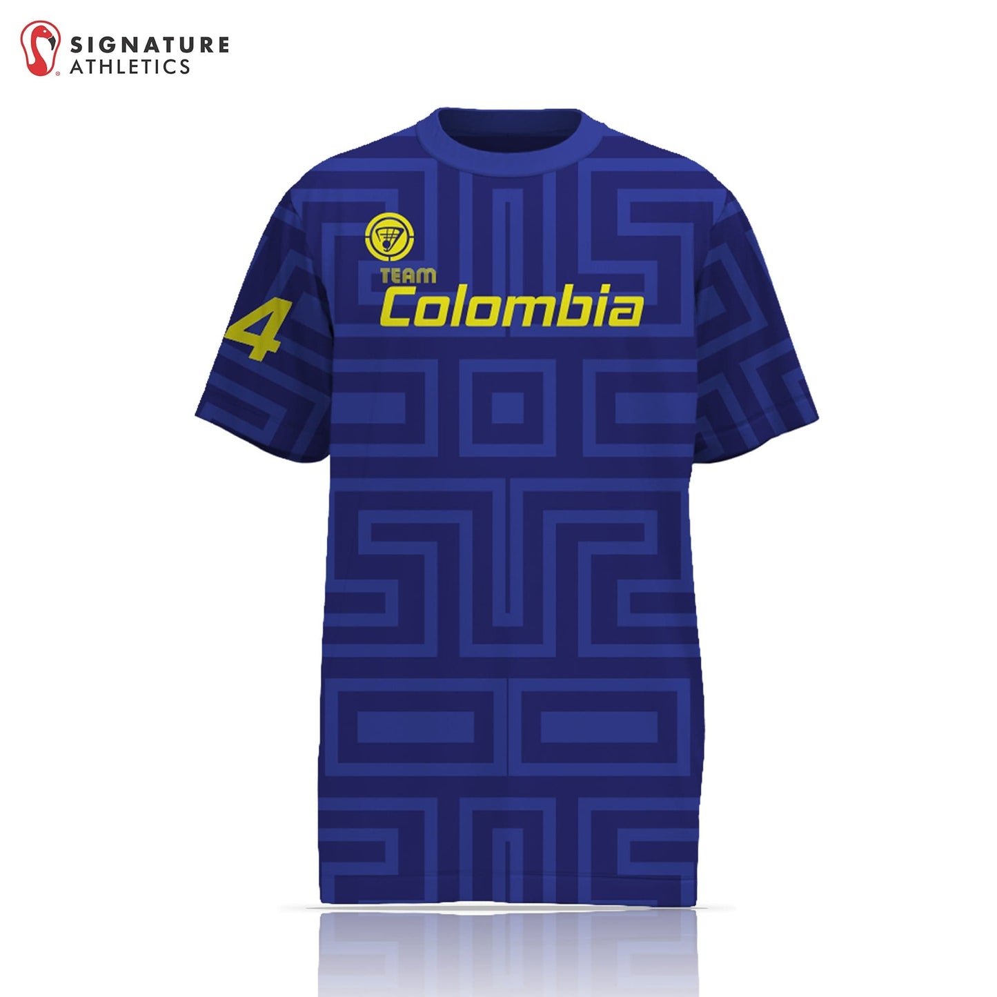 Colombia Lacrosse Men's 6 Piece Player Game Package No Personalization Signature Lacrosse