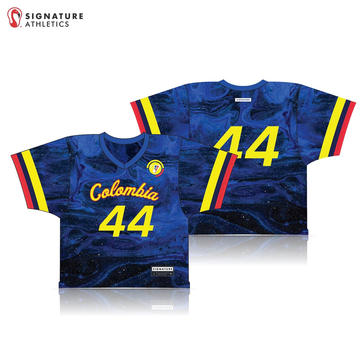 Colombia Lacrosse Men's 6 Piece Player Game Package No Personalization Signature Lacrosse