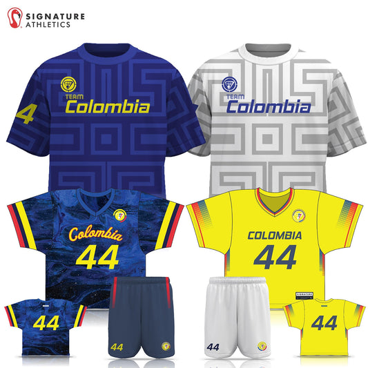 Colombia Lacrosse Men's 6 Piece Player Game Package No Personalization: Colombia Signature Lacrosse