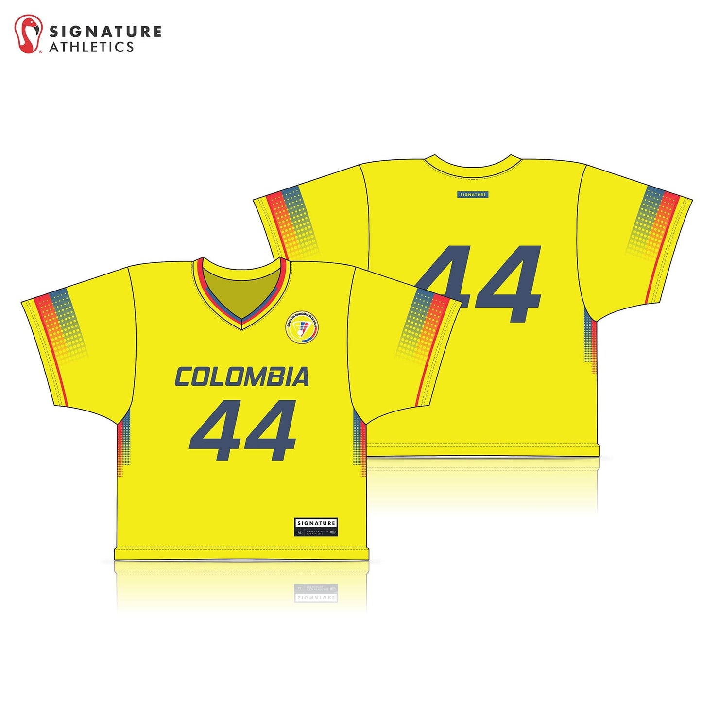 Colombia Lacrosse Men's Light Player College Jersey Signature Lacrosse