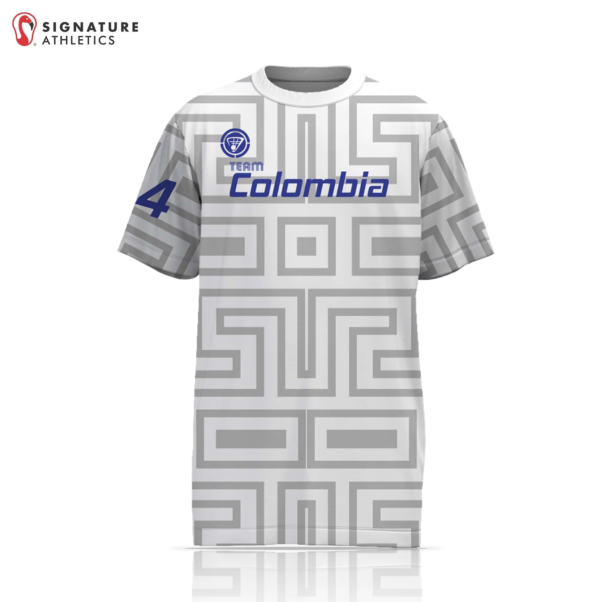 Colombia Lacrosse Men's Light Player Short Sleeve Shooting Shirt Signature Lacrosse