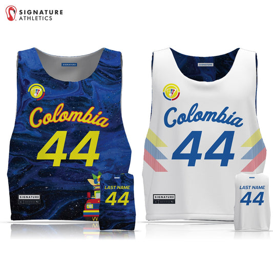 Colombia Lacrosse Men's Player Reversible Pinnie Signature Lacrosse