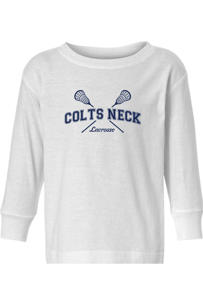 Colts Neck Lacrosse Toddler Long Sleeve T-Shirt Signature Lacrosse