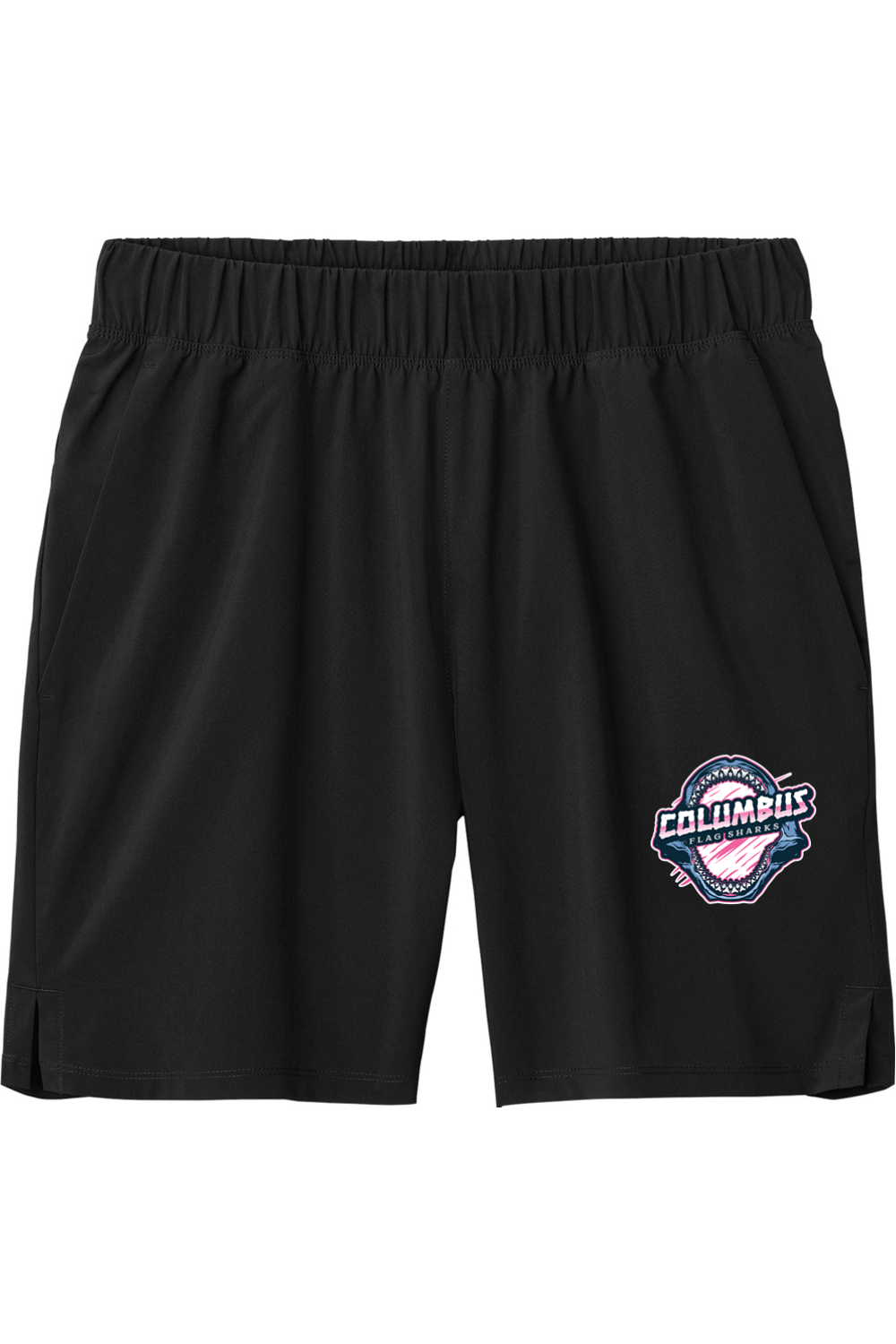 Columbus Flag Sharks Adult Athletic Men's Shorts Signature Lacrosse