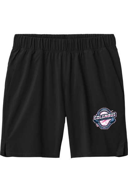 Columbus Flag Sharks Adult Athletic Men's Shorts Signature Lacrosse