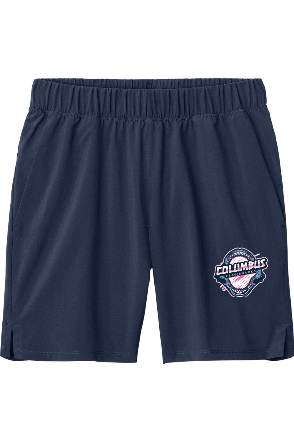 Columbus Flag Sharks Adult Athletic Men's Shorts Signature Lacrosse