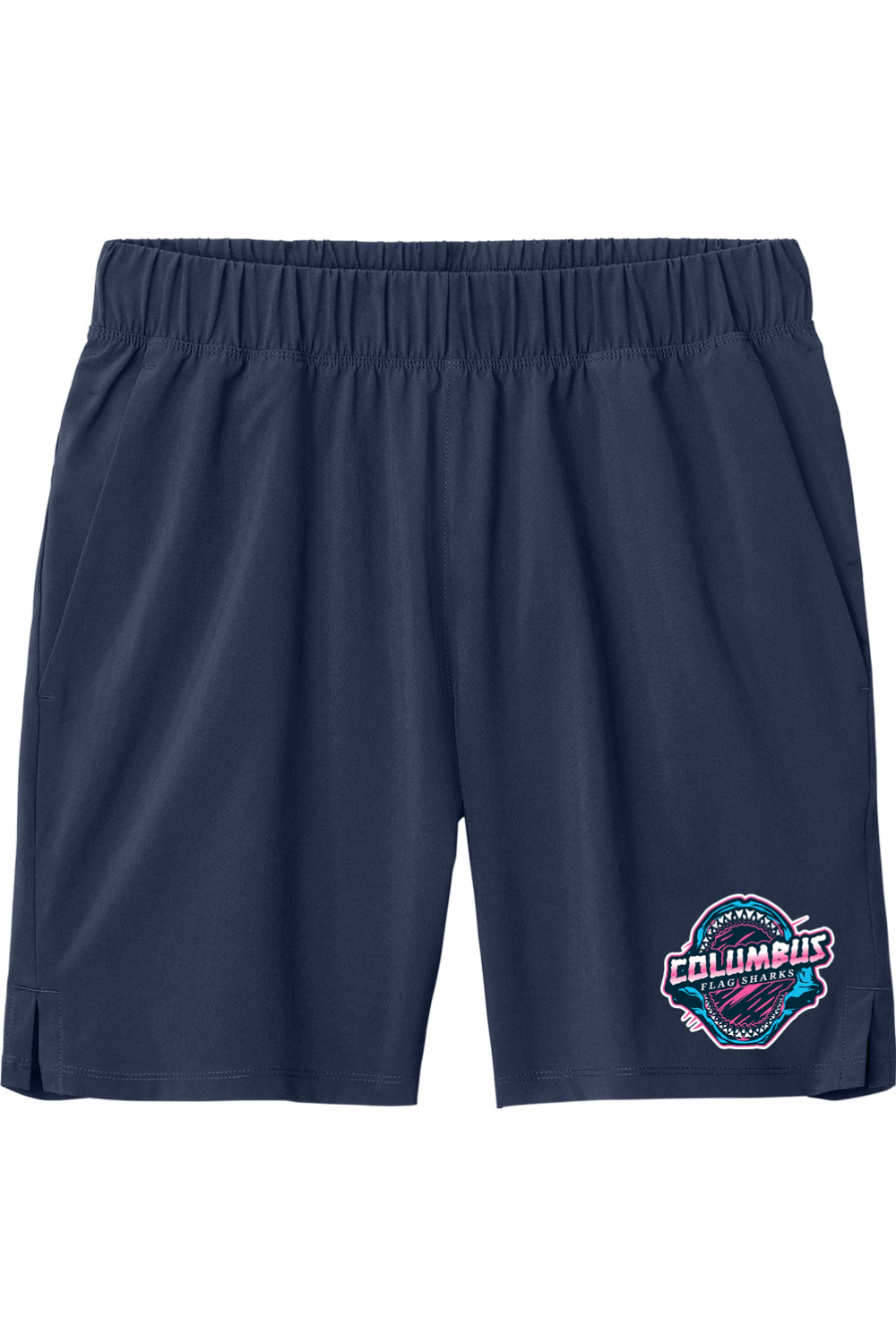 Columbus Flag Sharks Adult Athletic Men's Shorts Signature Lacrosse