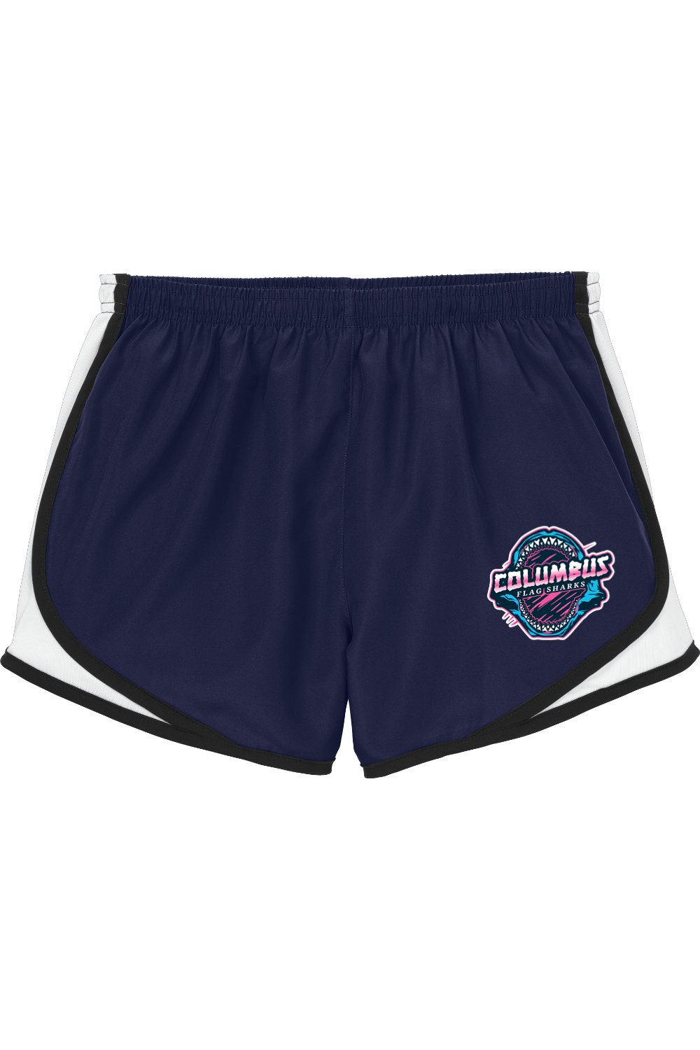 Columbus Flag Sharks Adult Athletic Women's Shorts Signature Lacrosse