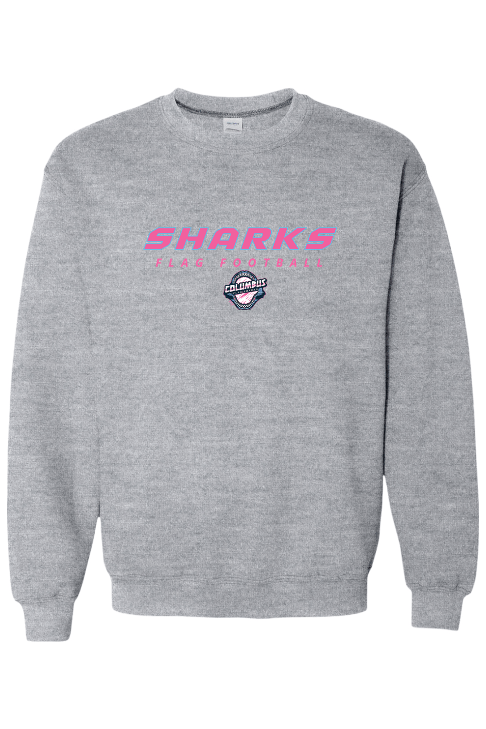 Columbus Flag Sharks Adult Heavyweight Sweatshirt Signature Lacrosse