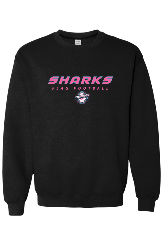 Columbus Flag Sharks Adult Heavyweight Sweatshirt Signature Lacrosse
