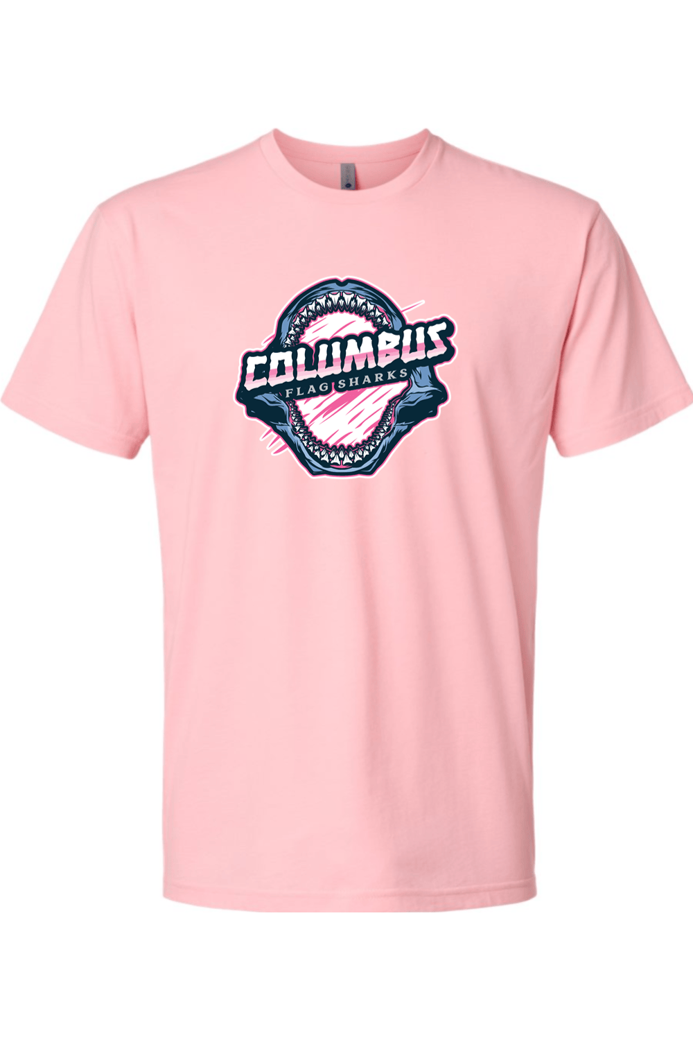 Columbus Flag Sharks Adult Men's T-Shirt Signature Lacrosse