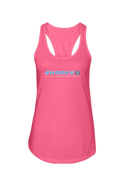 Columbus Flag Sharks Adult Women's Tank Top Signature Lacrosse