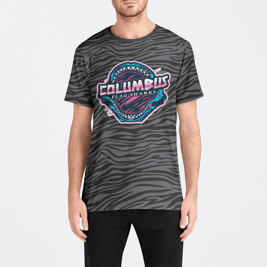 Columbus Flag Sharks Athletic T-Shirt (Men's) Signature Lacrosse
