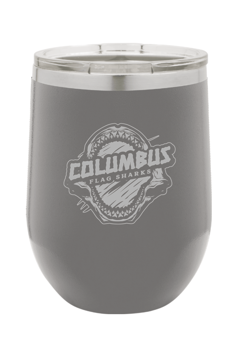 Columbus Flag Sharks Insulated Wine Tumbler Signature Lacrosse