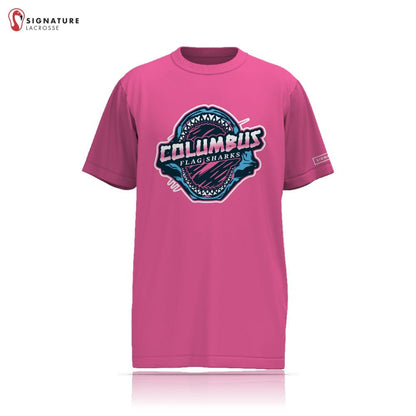 Columbus Flag Sharks Lacrosse Women's 3 Piece Player Game Package Signature Lacrosse