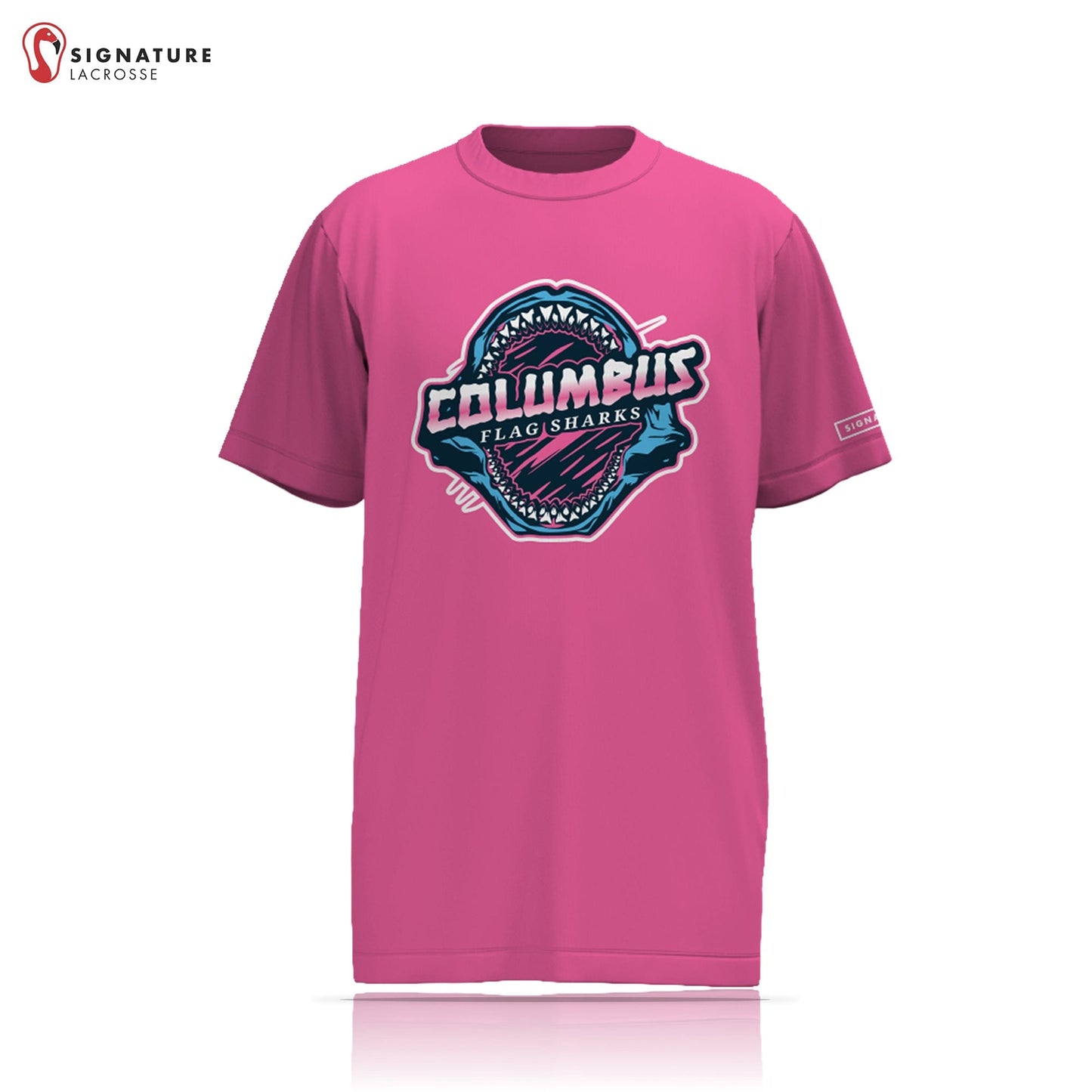 Columbus Flag Sharks Lacrosse Women's 3 Piece Player Game Package Signature Lacrosse