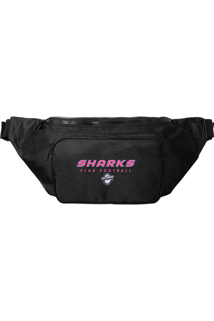 Columbus Flag Sharks Large Crossbody Hip Pack Signature Lacrosse