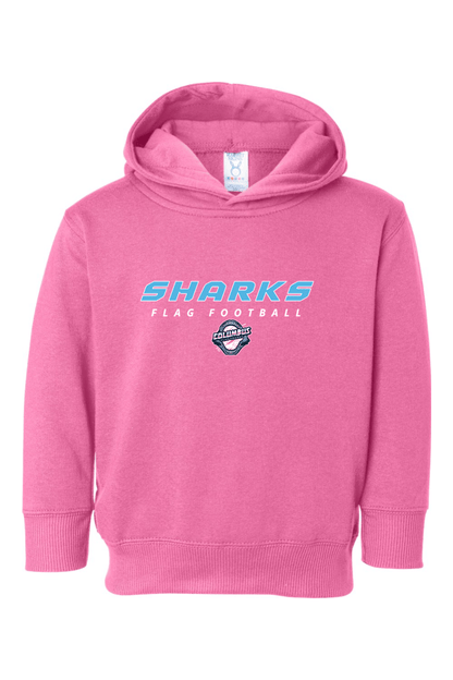 Columbus Flag Sharks Toddler Fleece Hoodie Signature Lacrosse