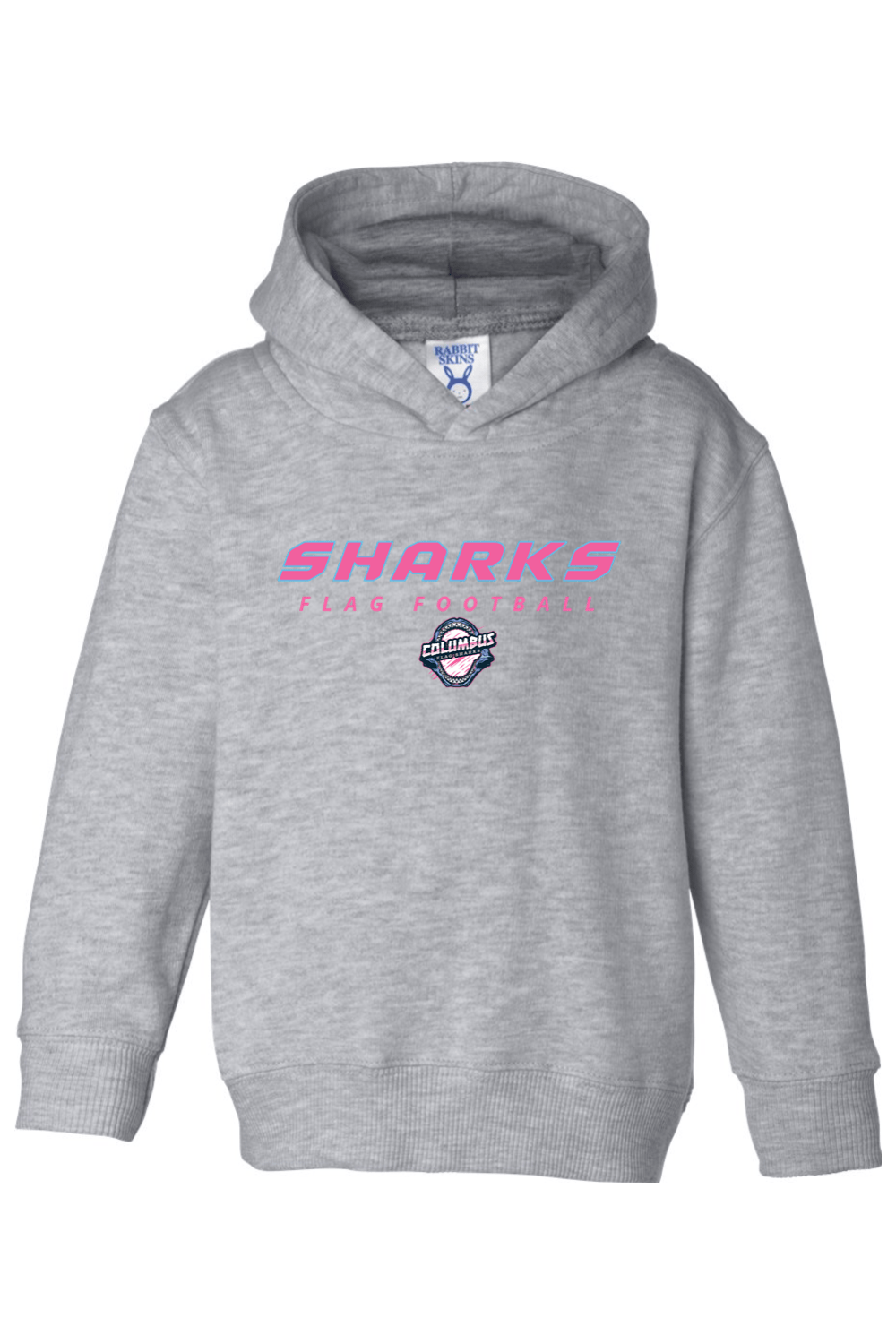 Columbus Flag Sharks Toddler Fleece Hoodie Signature Lacrosse