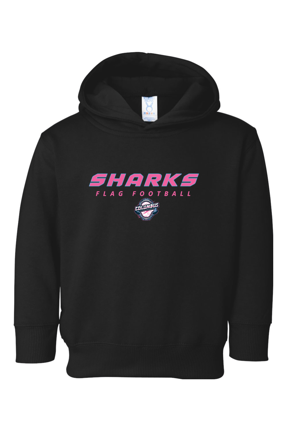 Columbus Flag Sharks Toddler Fleece Hoodie Signature Lacrosse