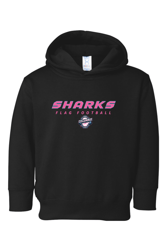 Columbus Flag Sharks Toddler Fleece Hoodie Signature Lacrosse