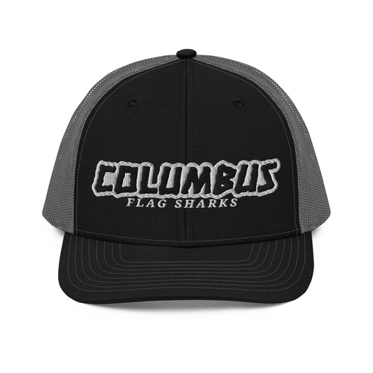 Columbus Flag Sharks Trucker Hat Signature Lacrosse