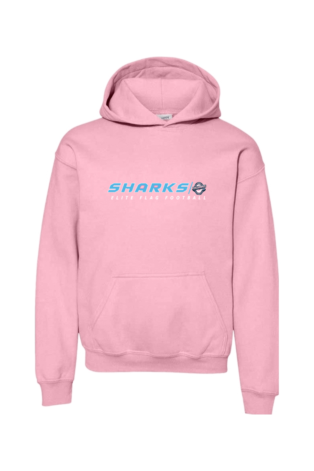 Columbus Flag Sharks Youth Hoodie Signature Lacrosse
