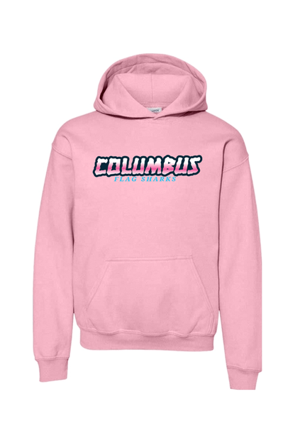 Columbus Flag Sharks Youth Hoodie Signature Lacrosse