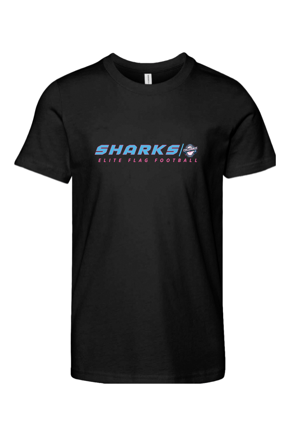 Columbus Flag Sharks Youth Lifestyle T-Shirt Signature Lacrosse