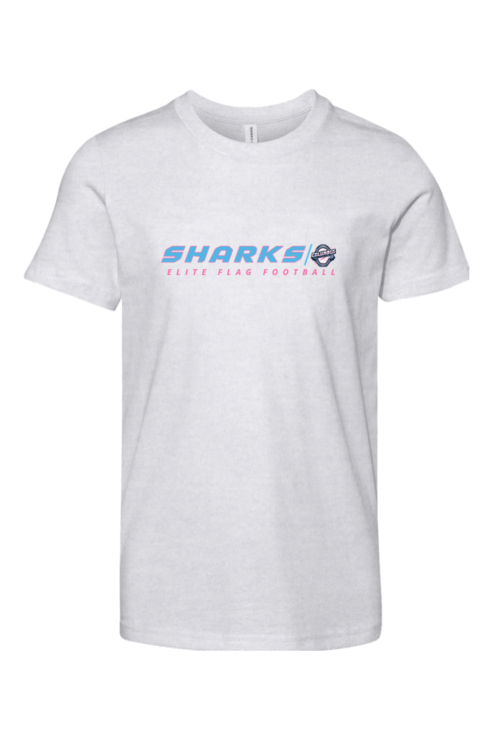 Columbus Flag Sharks Youth Lifestyle T-Shirt Signature Lacrosse