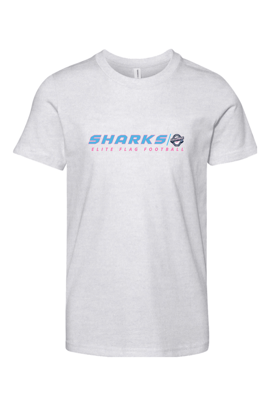 Columbus Flag Sharks Youth Lifestyle T-Shirt Signature Lacrosse