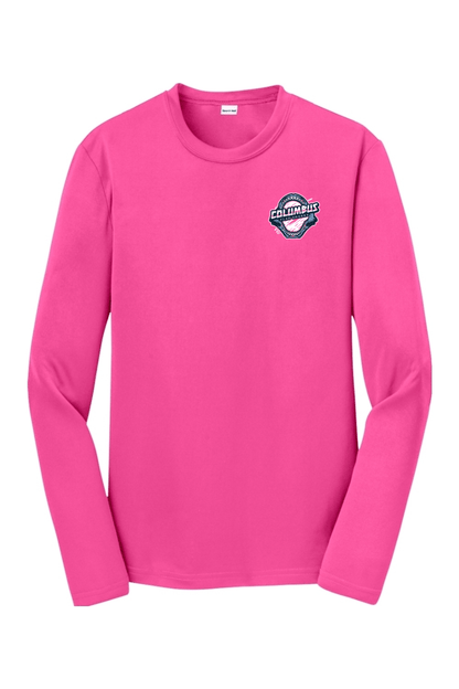 Columbus Flag Sharks Youth Long Sleeve T-Shirt Signature Lacrosse