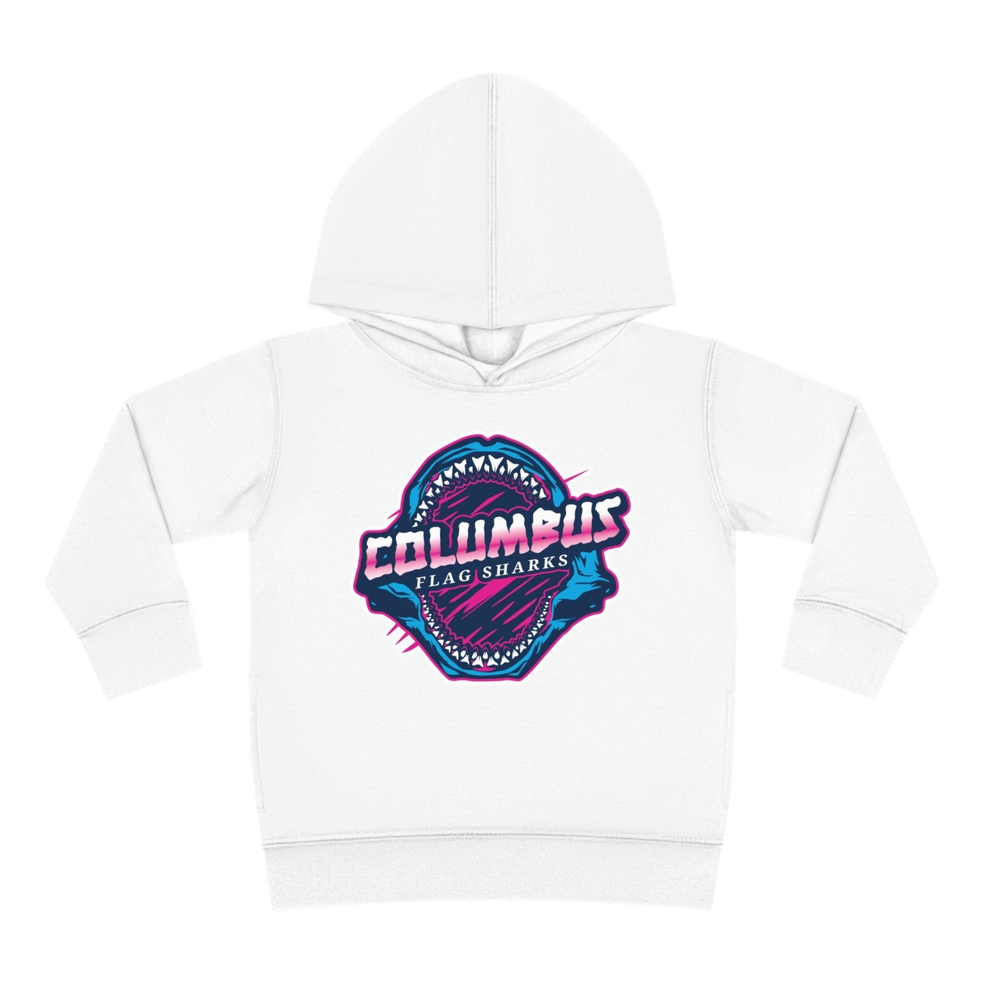 Columbus Flag Sharks Youth Pullover Hoodie Signature Lacrosse