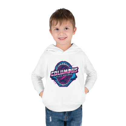 Columbus Flag Sharks Youth Pullover Hoodie Signature Lacrosse